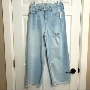 Mid-Rise Loose Ripped Boyfriend Jeans